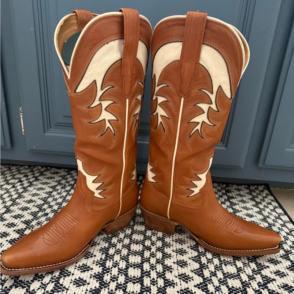 Tecovas Tan Annie Pecan & Bone Boots 6.5 NEW